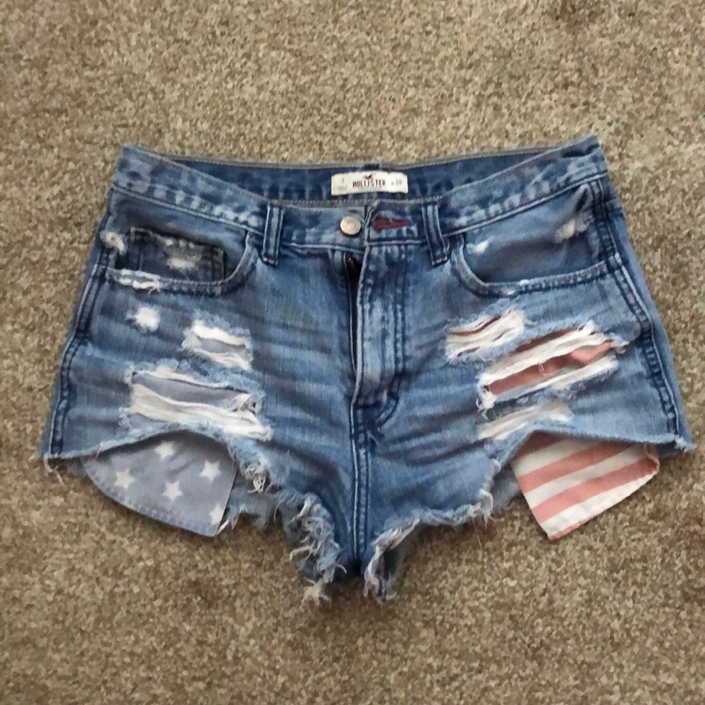 ❗️BLACK FRIDAY❗️ Hollister American Flag Shorts❤️